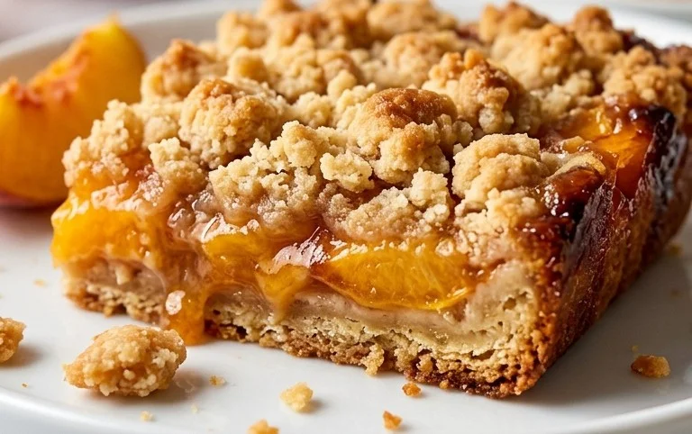 Fresh Peach Crum extractb Bars
