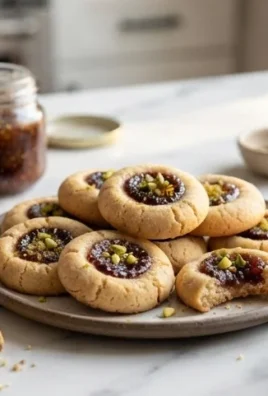 Cardamom Fig Thumbprint Cookies