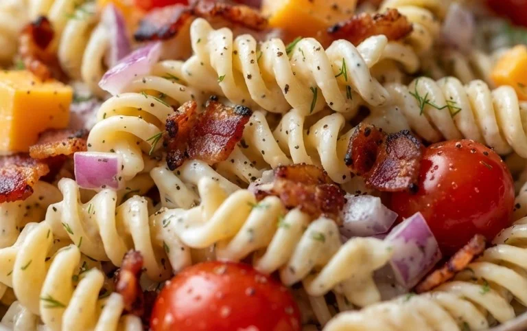 Beef Bacon Ranch Pasta Salad