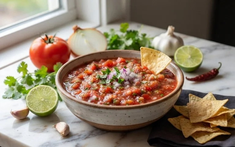 Blender Salsa (Restaurant Style Salsa)