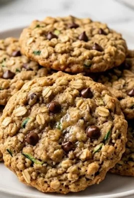 Healthy Zucchini Oatmeal Cookies