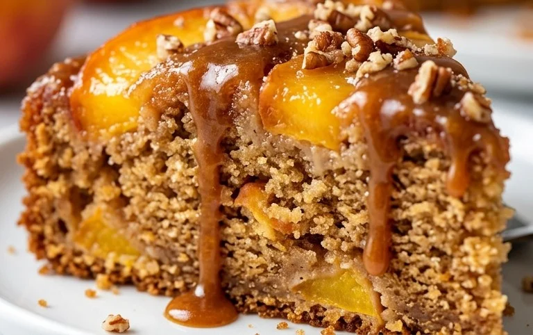 Brown Sugar Peach Cake