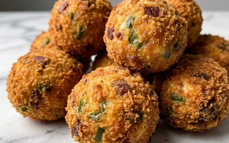 Beef Bacon Jalapeño Popper Cheese Balls