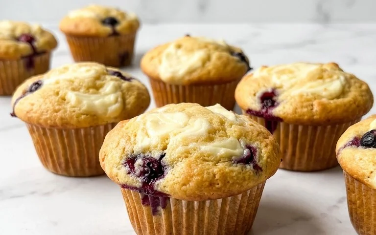 Berry Cream Cheese Muffins