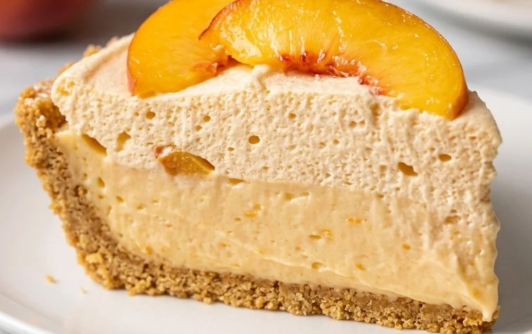 Peach Chiffon Pie