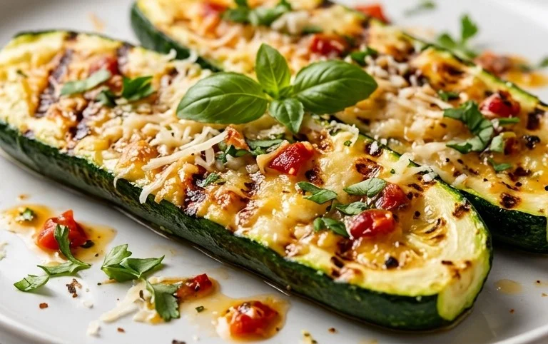 Grilled Zucchini with Parmesan
