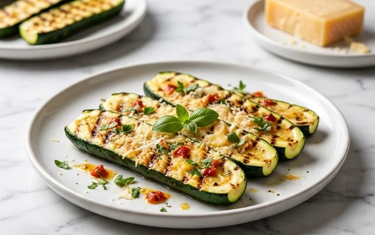 Grilled Zucchini with Parmesan