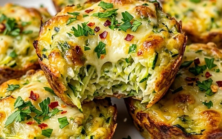 Zucchini Garlic Bites