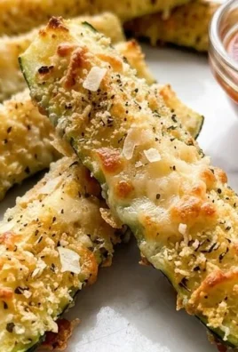 Parmesan Crusted Zucchini Sticks