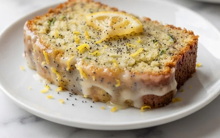 Easy Lemon Poppy Seed Zucchini Bread