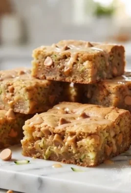 Chewy Butterscotch Zucchini Blondies